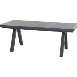 SIENA GARDEN Tirana Ausziehtisch, matt anthrazit, Alu/Keramik, 200/260 x 100 cm, ausziehbar, witterungsbeständig