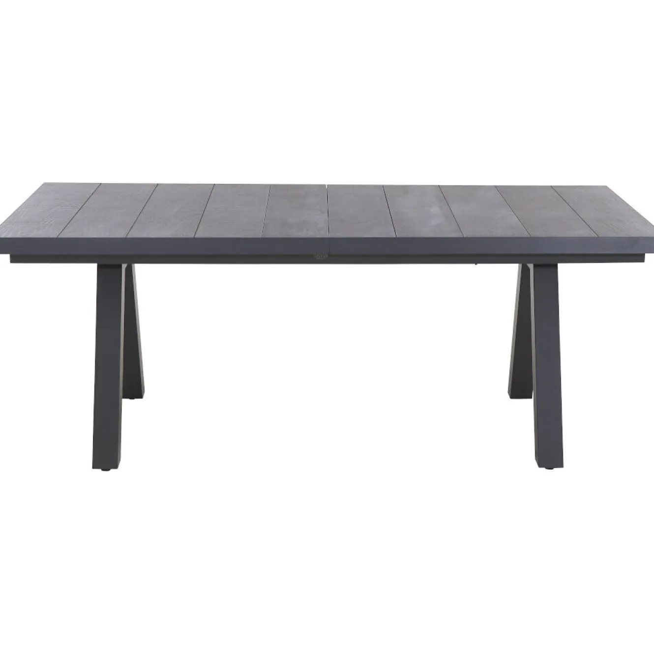 SIENA GARDEN Tirana/Corido Garten-Essgruppe, anthrazit, Aluminium/Keramik/Polyrattan, Ausziehtisch, 8 verstellbare Sessel