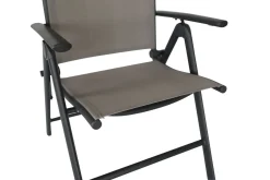 Villana Sylvania Garten-Essgruppe, 6 Personen, ausziehbarer Tisch 160–220 cm, Aluminium/Textil